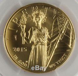 2015 W $ 100 High Relief Liberty 1 Oz 9999 Gold Coin Pcgs Ms70 First Strike Miles