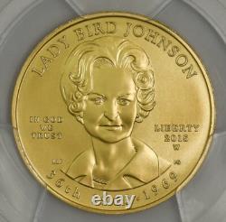 2015-W 10 $ Lady Bird Johnson MS70 Premier Tir Spouse PCGS 934328-32