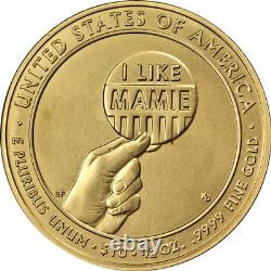 2015-W Première Dame Or $10 Mamie Eisenhower 1/2 Once. 9999 Fines Capsule EN STOCK