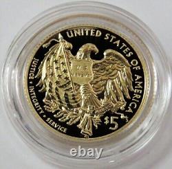 2015 W Preuve Or $5 Us Marshals Preuve Commémorative Ogp Sr1