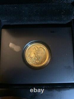 2016 1/2 Oz. 9999 Non circulé Or Walking Liberty Half Dollar Centennial Gold Coin