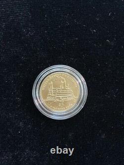 2016 Mark Twain Commemorative $5 Dollar Gold Coin U. S. Mint Non Circulé