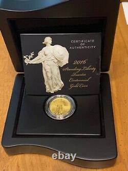 2016 Standing Liberty Quarter Centennial Gold Coin À La Monnaie Américaine