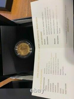 2016 Standing Liberty Quarter Centennial Gold Coin Original Packaging (en Français Seulement)
