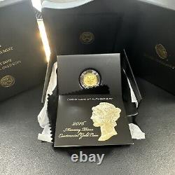 2016-W 1/10 oz Or Gold Mercury Dime Centennial (avec OGP) Pièce Rare et Magnifique