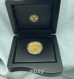 2016-W 1/2 oz Or Walking Liberty Half Dollar Centenaire (avec OGP) avec BOÎTE & COA