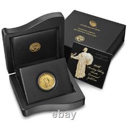2016-W 1/4 oz Pièce de 25 cents American Gold Standing Liberty (Boîte, Certificat d'Authenticité)