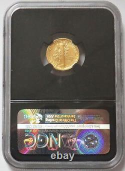 2016 W Gold Mercury Dime 1/10 Oz Gold Centennial Coin Ngc Sp 70 Libertés Courantes