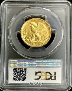 2016 W Gold Walking Liberty 50c Centennial Anniversary 1/2 Oz Coin Pcgs Sp 70