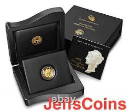 2016 W Mercury Dime Centennial Gold Coin 10¢ Non Circulé 16xb. 9999 24k 1916