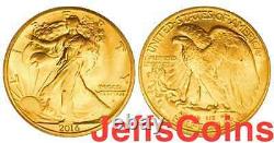 2016 W Mercury Dime Centennial Gold Coin 10¢ Non Circulé 16xb. 9999 24k 1916