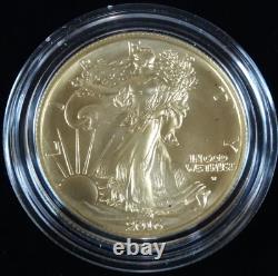 2016-W Pièce de 50 cents Walking Liberty 1/2 oz Or Commemorative Boîte COA Monnaie des États-Unis