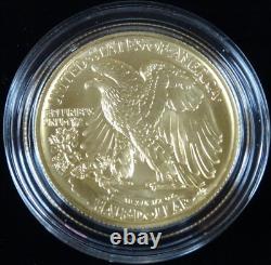 2016-W Pièce de 50 cents Walking Liberty 1/2 oz Or Commemorative Boîte COA Monnaie des États-Unis