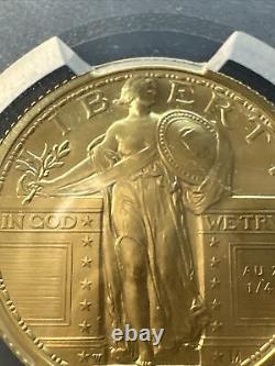 2016-W Quart de dollar en or debout Liberty SP-70 PCGS 100e anniversaire MS 70 TOP POP