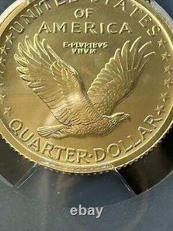 2016-W Quart de dollar en or debout Liberty SP-70 PCGS 100e anniversaire MS 70 TOP POP