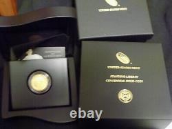 2016 W Standing Liberty 1/4oz Quarter 25c Gold Centennial Commemorative Coin Ogp