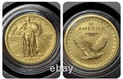 2016 W Standing Liberty Quarter Centennial Gold Coin. 9999 16xc Argent 25¢