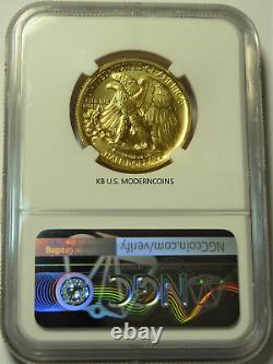 2016 W Walking Liberty Half Dollar Centennial 1/2oz Gold Coin Ngc Sp70