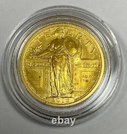 2016 -w Centennial Gold Coin Standing Liberty Quarter Original Mint Pkg & Coa