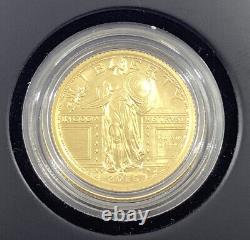 2016-w Permanent Liberty Centennial Gold Coin Frais Au Marché Ogp Coa
