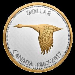 2017 Canada Big Coin Series Set 6 Pièces D’argent Plaquées Or Colville Designs
