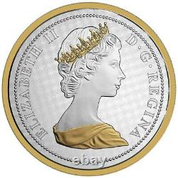 2017 Canada Big Coin Series Set 6 Pièces D’argent Plaquées Or Colville Designs