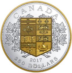 2017 Tribut First Canadian Gold Coin $ 250 Kilogramme Preuve En Argent Pur Coin Canada