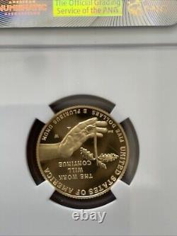 2017 W US Gold Proof 5 $ Boys Town Comm Pièce NGC PF70 ULTRA CAMEO Émissions Anticipées