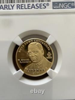 2017 W US Gold Proof 5 $ Pièce commémorative Boys Town NGC PF70 ULTRA CAMEO Early Releases