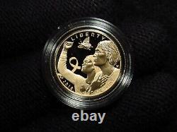 2018 $5 Gold Us Menthe Breast Cancer Awareness Commemorative Gold Coin #2