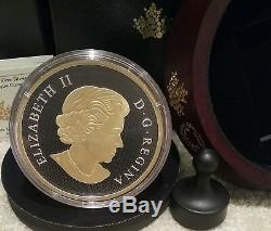 2018 Antique Carousel 50 $ 6oz Plaqué Or-argent Pur Preuve Canada Pièce