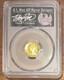 2018-w Or Américain Liberté 10 $ Haute Relief Pcgs Pr70dcam Fdoi Étiquette Cleveland