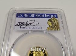 2018 W Pcgs Pr70dcam Liberté Américaine Haute Relief 10 $ Or Thomas Cleveland Auto