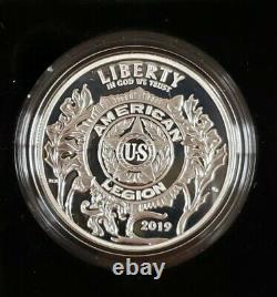 2019 American Legion 100th Anniversary 3 Coin Proof Set 5 $ Or Ogp G1259