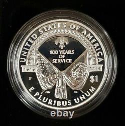 2019 American Legion 100th Anniversary 3 Coin Proof Set 5 $ Or Ogp G1259