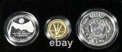 2019 American Legion 100th Annoversary 3 Pièces Set $5 Gold Proof Id#ff888