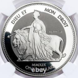 2019 Angleterre Una Et Lion Pf69 Ngc Silver Coin Queen Victoria 1 Oz Pièces D’or