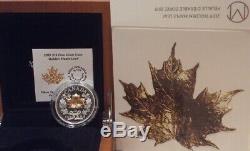 2019 Or Feuille D'érable 3-d Exclusif Club Des Maîtres 15 $ Proof Silver Coin Du Canada