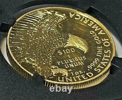 2019 W American Liberty 100 $ Hr Gold 2021 Us Mint Asction Ngc Sp70 Ef