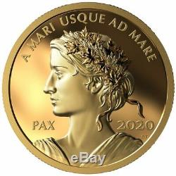 2020 $ 200 Dollar Paix Pur Gold Coin