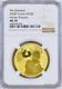 2020 Homer Simpson 100 $ 1 Oz. 9999 Gold Bullion Coin Ngc Ms70 Brown Label