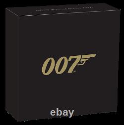 2020 James Bond 007 Preuve $50 1/4oz. 9999 Gold Coin Ngc Pf 70 Pf70 Étiquette Brune