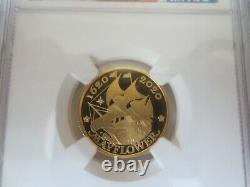 2020 W Mayflower Voyage British 2 Gold Coin Set Pf70 Fr Signé Miles Standish