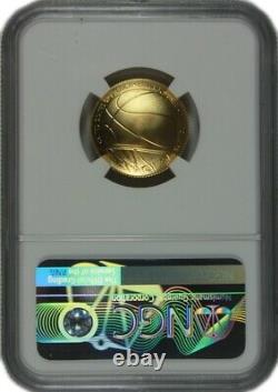 2020-w Basketball Hall Of Fame Gold Coin 5 $ Ngc Ms-70