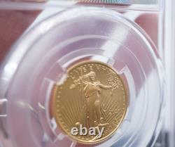 2021 10 $ 1/4 oz Aigle en Or Numis Encapsulé C2213