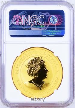 2021 P Australie Bullion Gold 200 $ Année Lunaire Du Ox Ngc Ms70 2 Oz Coin
