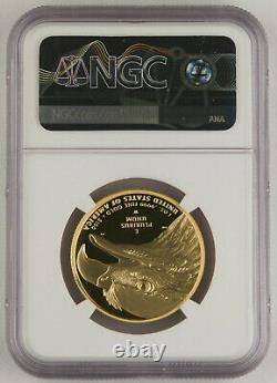 2021 W 1 Oz Gold 100 $ American Liberty High Relief Proof Coin Ngc Pf69 Uc