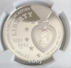 2022 W Cœur de Purpule Ultra Rare Incolore PF 69 Ultra Cameo