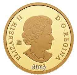 2023 $200 le chiffre royal de Sa Majesté le Roi Charles III de 30 mm en or pur 9999AU d'une once. MRC
