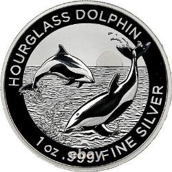 2024 AU 5 $ Sablier DOLPHIN NGC ARGENT PF70 ULTRA CAMÉE HR + Boîte de frappe & COA